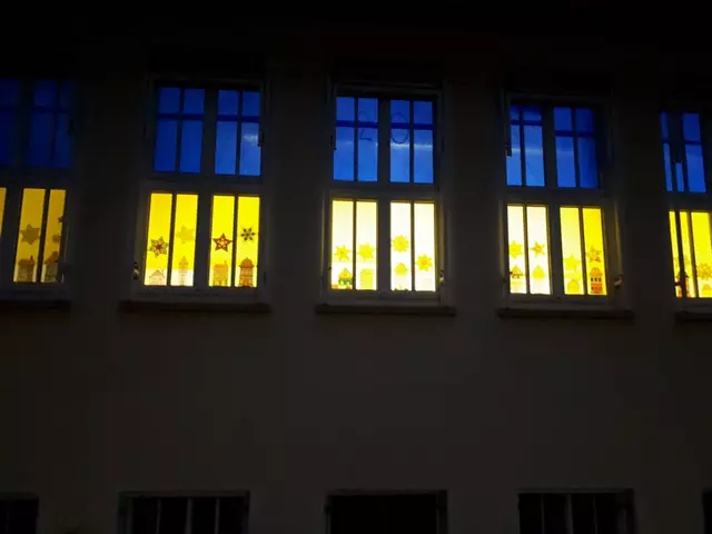 Adventsfenster Grundschule